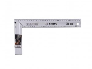 Угольник столярный 300мм, алюм. Вихрь - фото 1