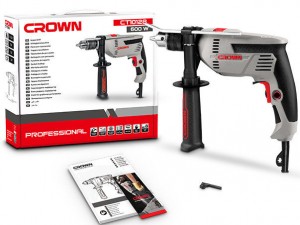 Дрель ударная Crown CT10128 - фото 2
